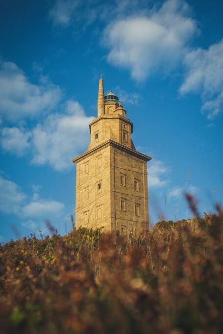 Apartamento Torre De Hercules A Coruna Luaran gambar